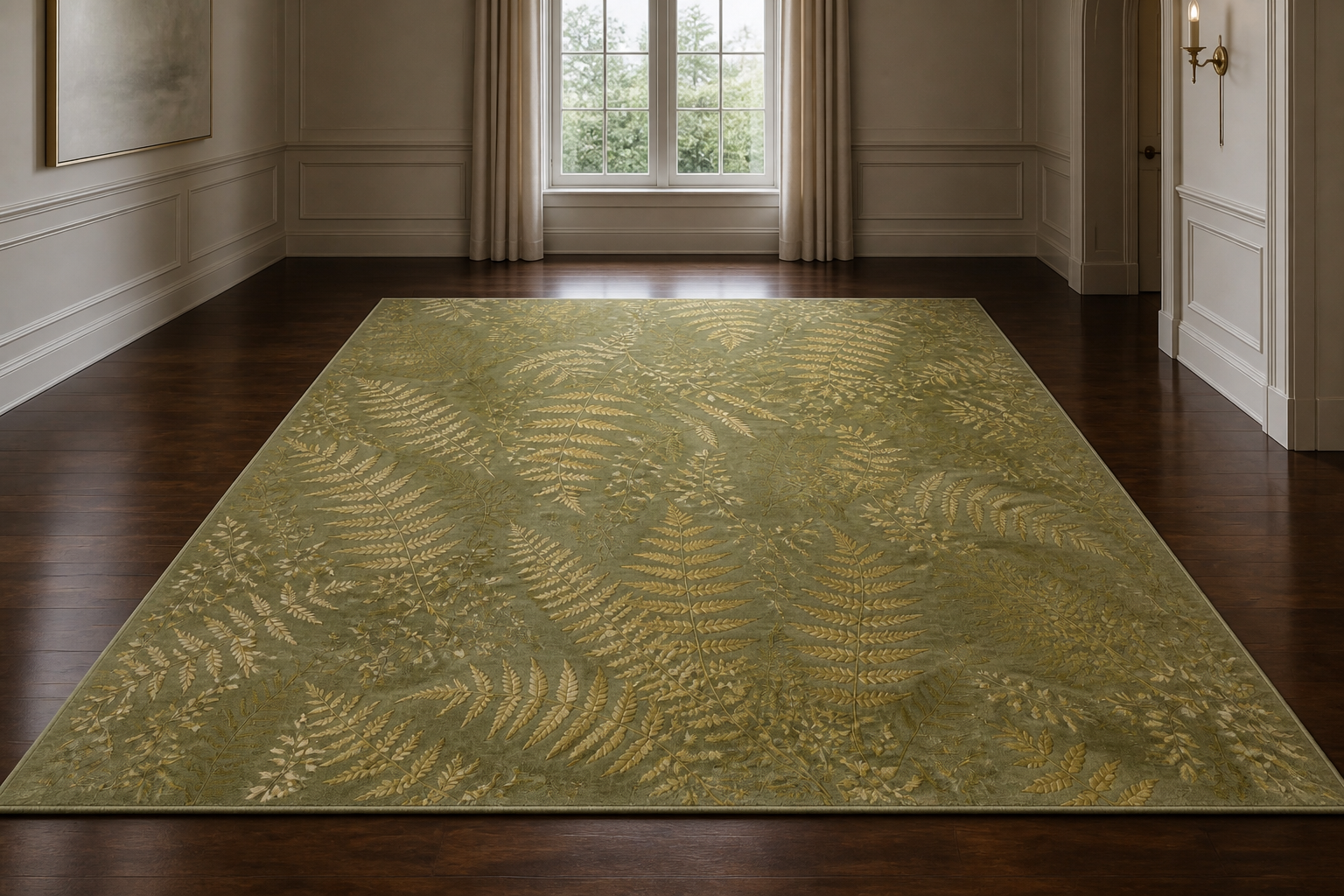 Fern Trail Silk Weave view 4