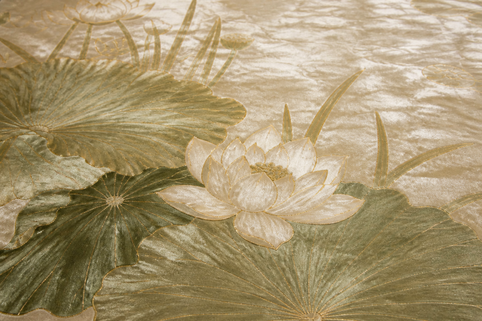 Lotus Grove Floor Cloth view 2
