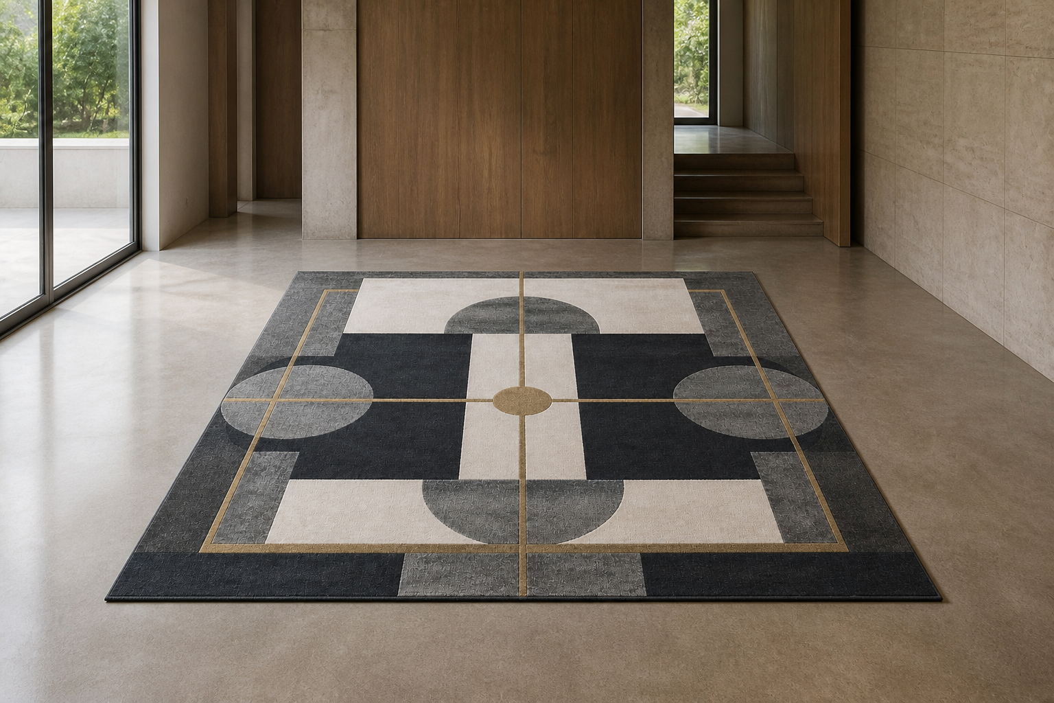 Axis Geometric Carpet view 4