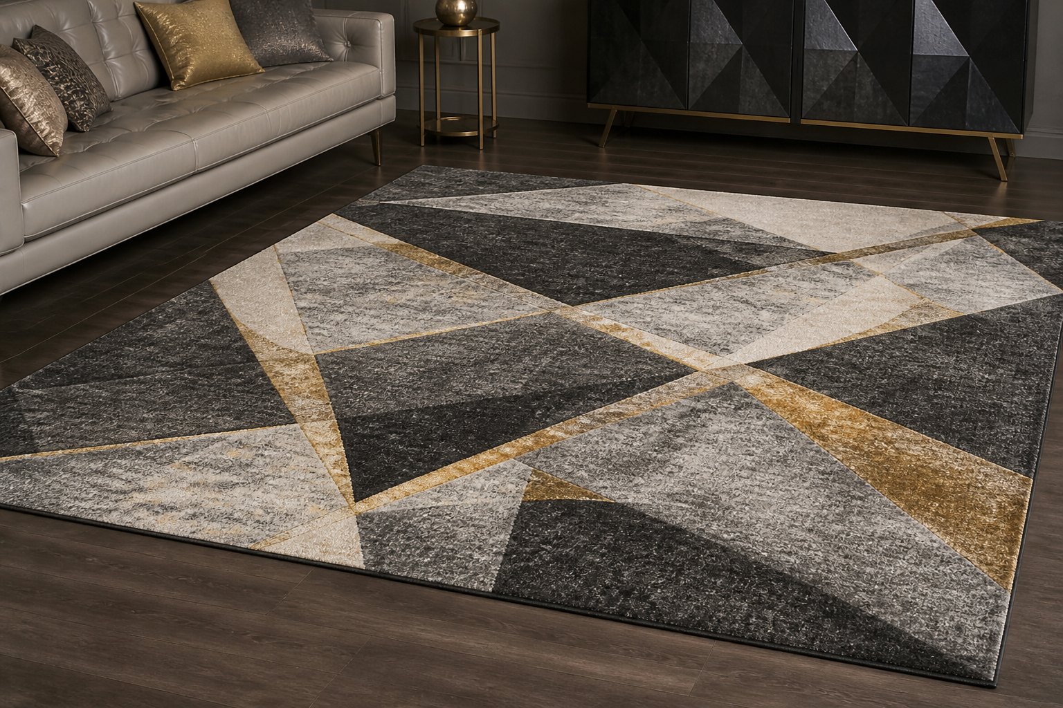 Facet Angle Rug