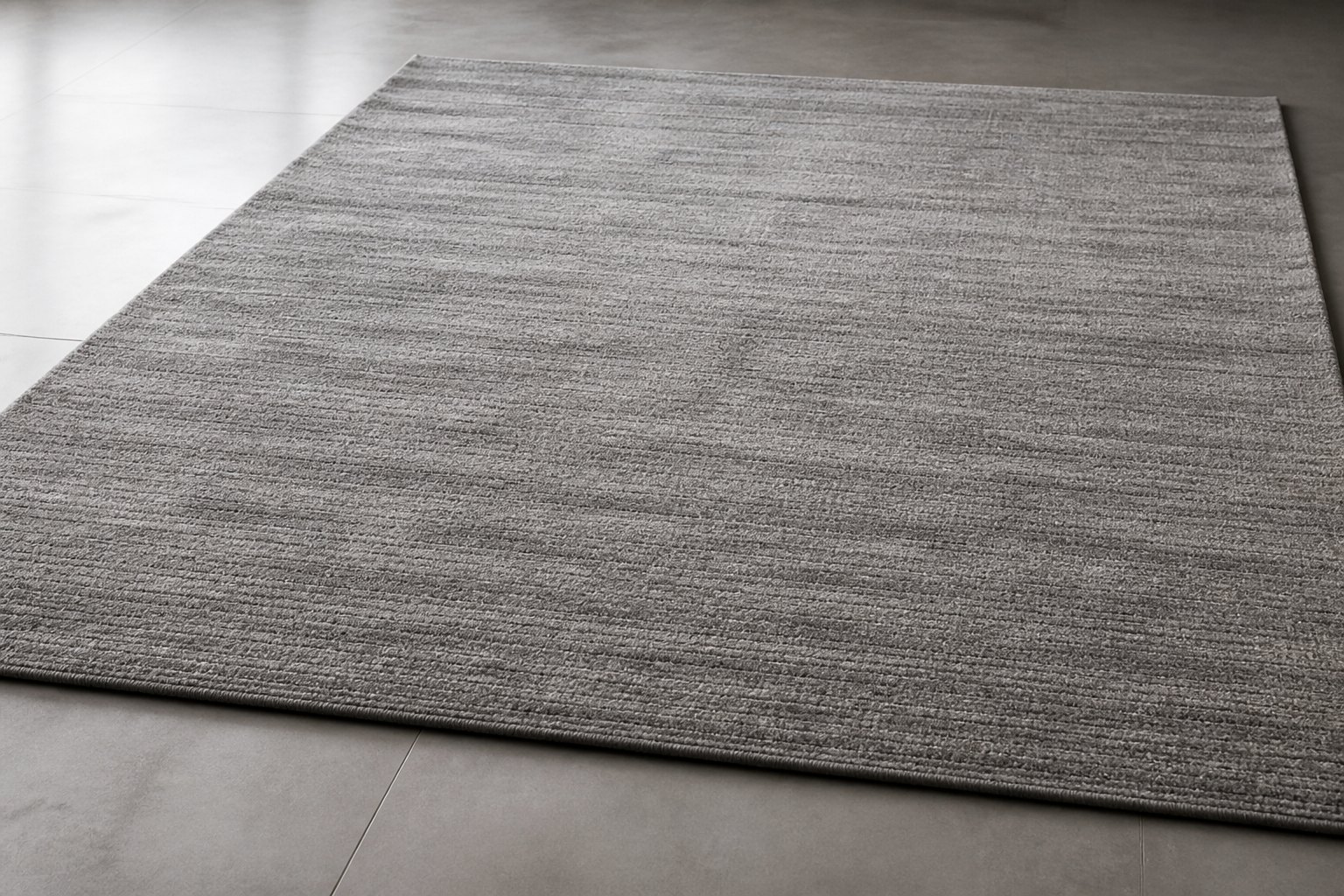 Ash Tone Minimal Rug