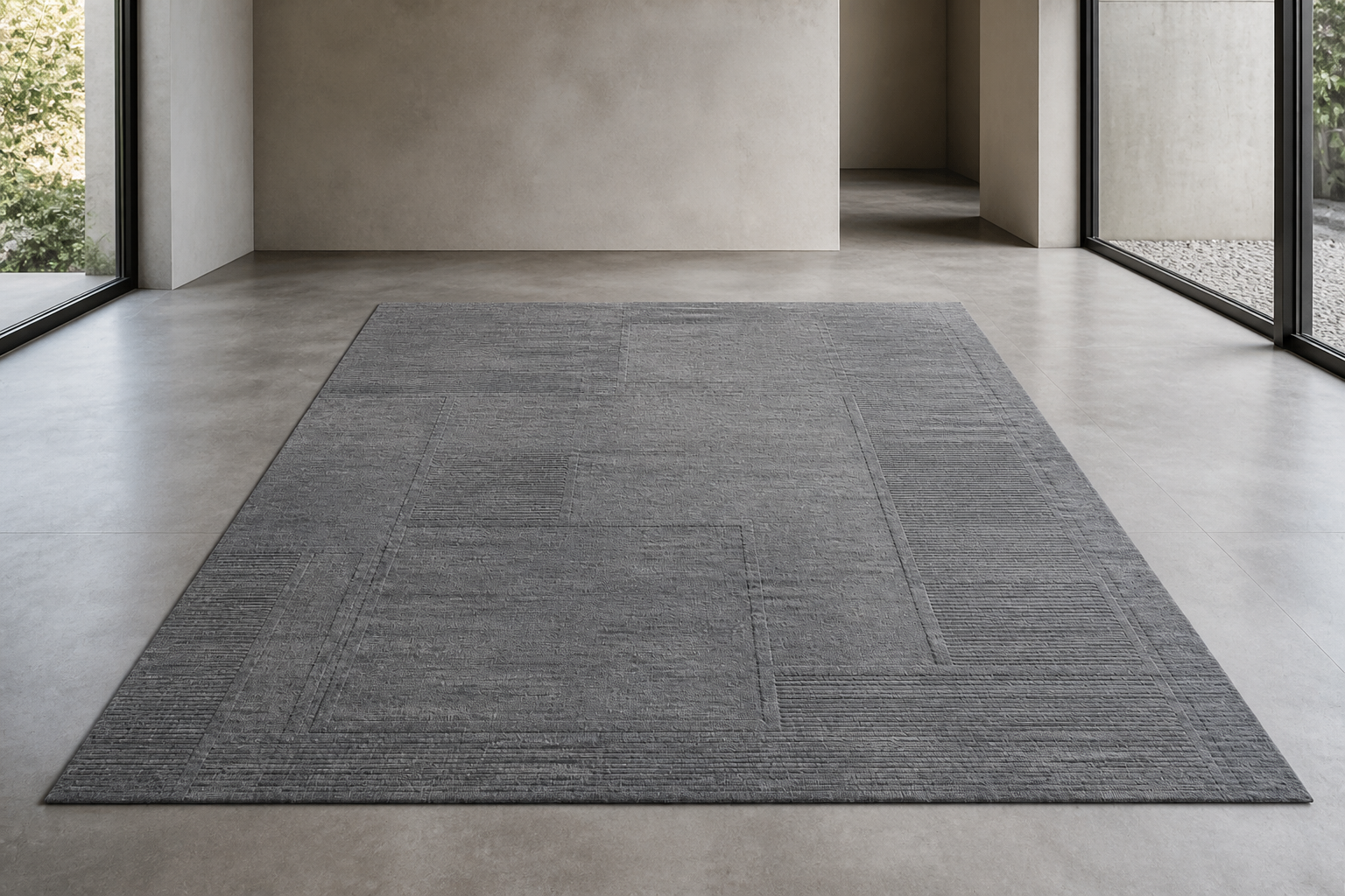 Slate Monochrome Weave view 4