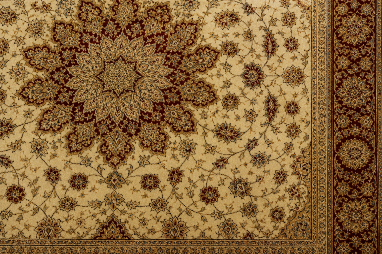 Imperial Kashan Silk Rug view 2