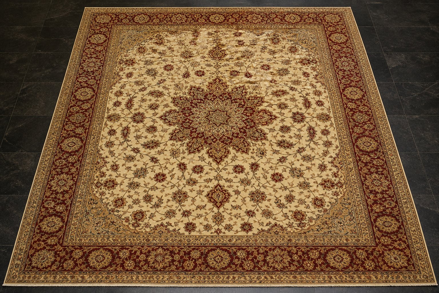 Imperial Kashan Silk Rug