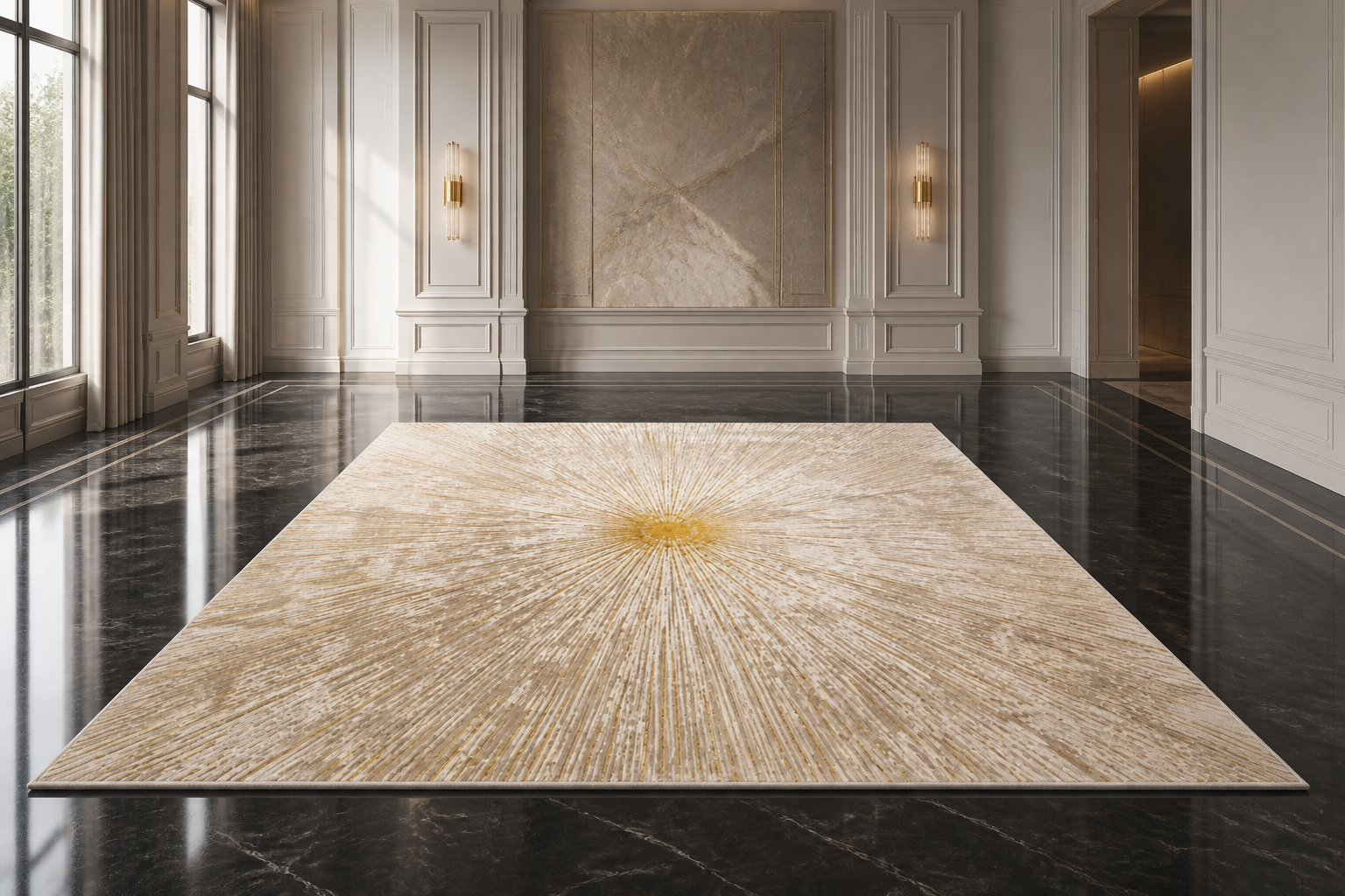 Radiant Knot Silk Carpet view 4