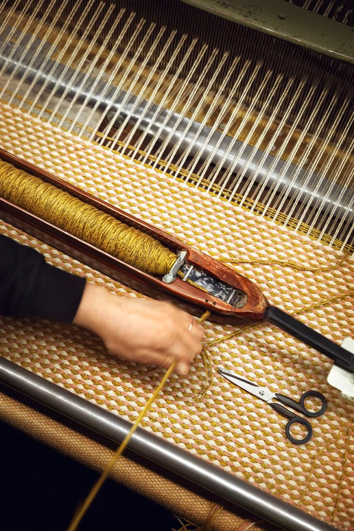 Shuttle on the loom